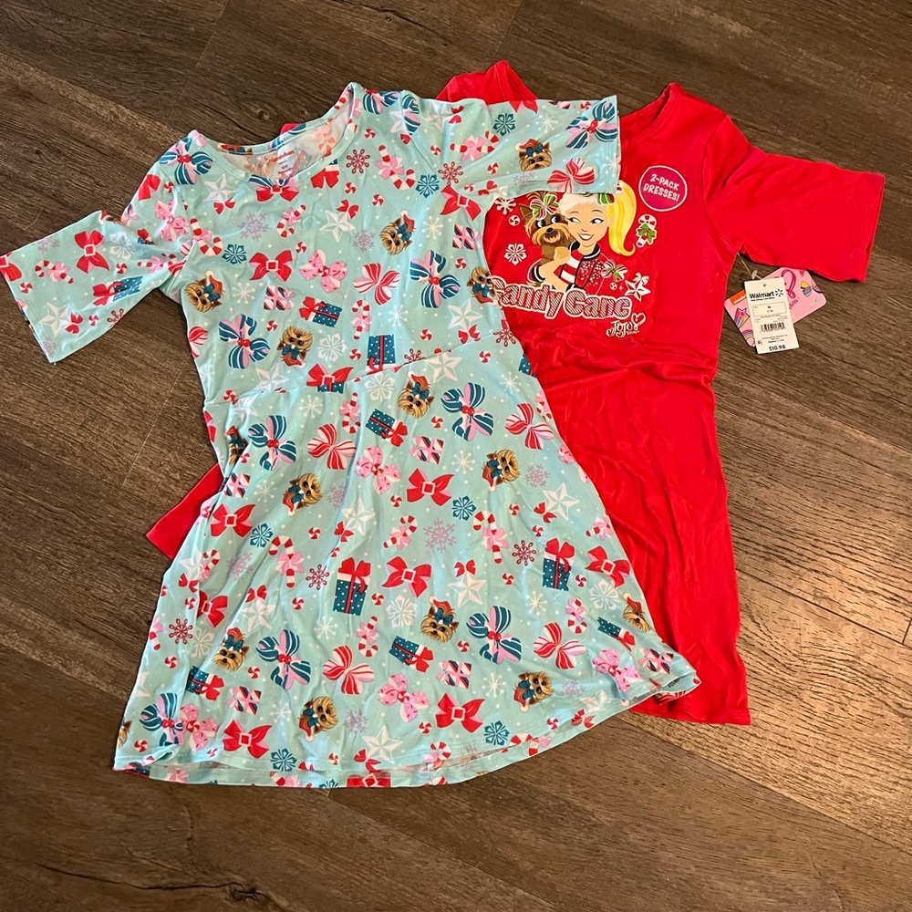 NWT 2 Pack Jojo Siwa Christmas Dresses